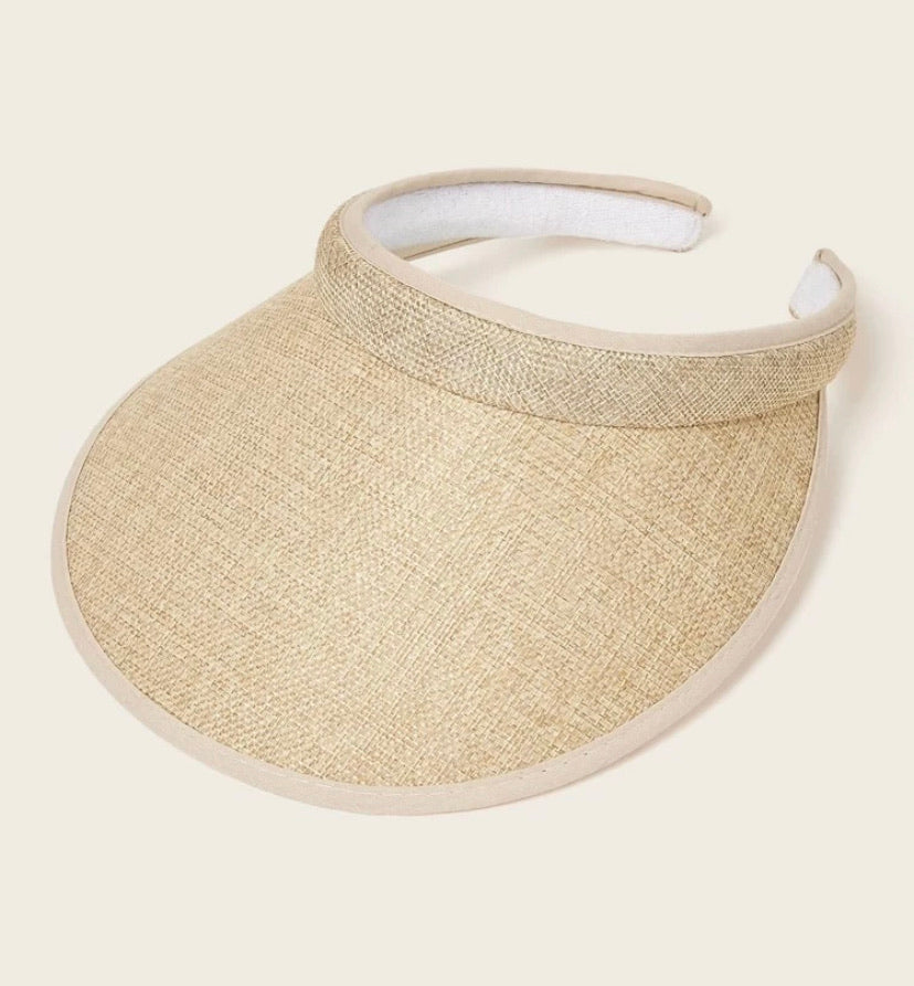 Girly Girl Straw Visor