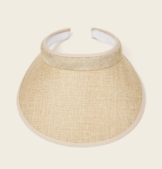 Girly Girl Straw Visor