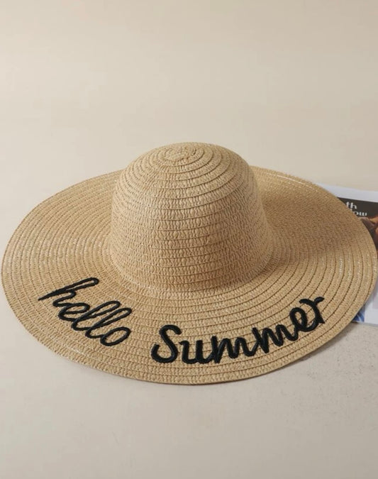 Hello summer beach hat